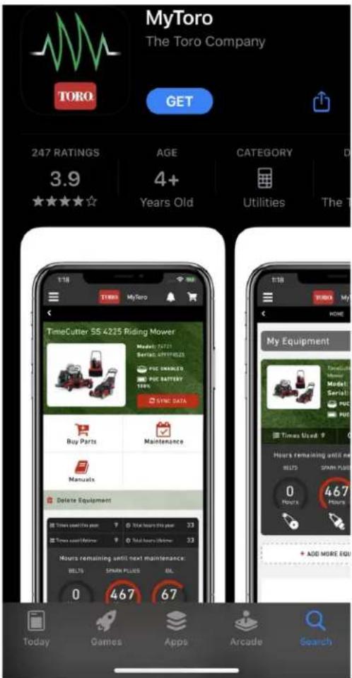 TORO Haven 31080 - Downloading the App and Adding the Mower - 2