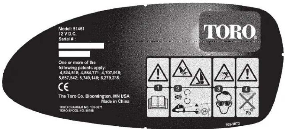 TORO 51461 - Safety/Instruction Decals - 1