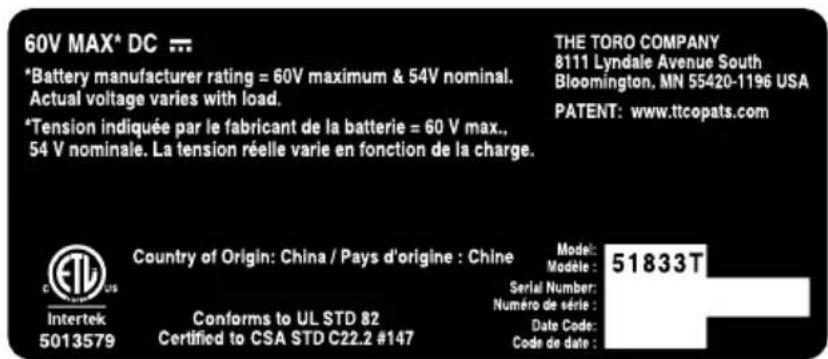TORO Flex-Force 51833T - Pegatinas de seguridad e instrucciones - 3