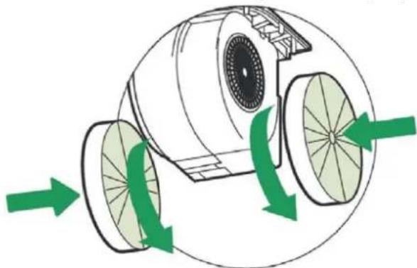 HOOVER HT6360IN/1 - KOOLSTOFFILTER-niet meegeleverd - 1