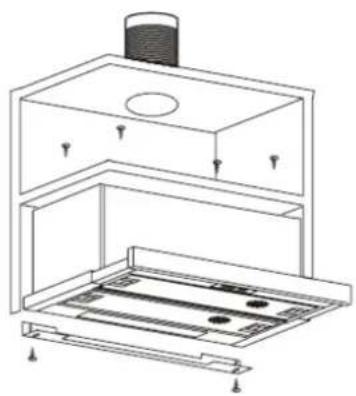 HOOVER HT6360IN/1 - Way two:Mounting under a wall unit - 5
