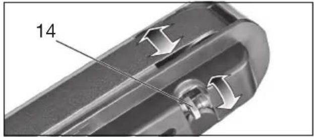 METABO DSD 250 - Regolazione dello scorrimento del nastro (solo BS 175) - 1