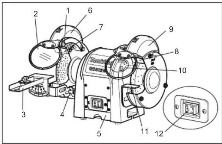 MAKITA GB801 - COOLANT TRAY - 2