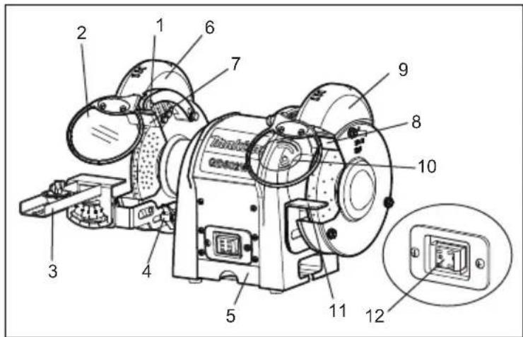 MAKITA GB801 - WARNUNG: - 1