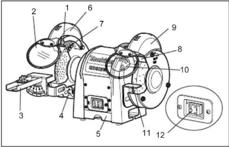 MAKITA GB801 - LISTWA PROWADZĄCA - 3