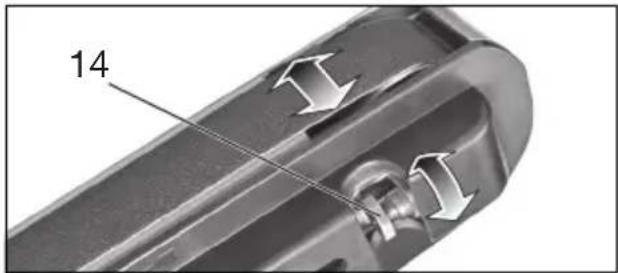 METABO BS 175 - Innregulering av bändgang (gjelder bare 175) - 2