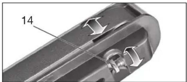 METABO DS 175 - Einregulieren des Bandlaufs (nur BS 175) - 1