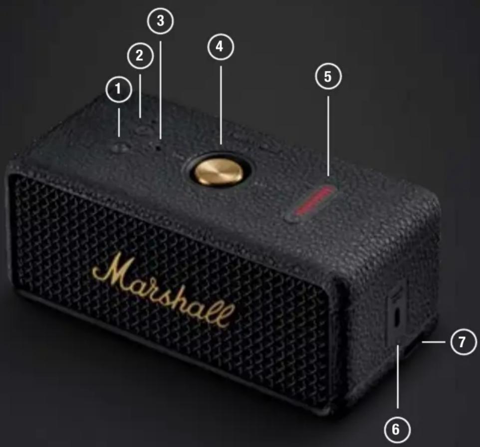 MARSHALL Emberton III - DESCRIPTION DE L'APPAREIL FRANÇAIS - 1