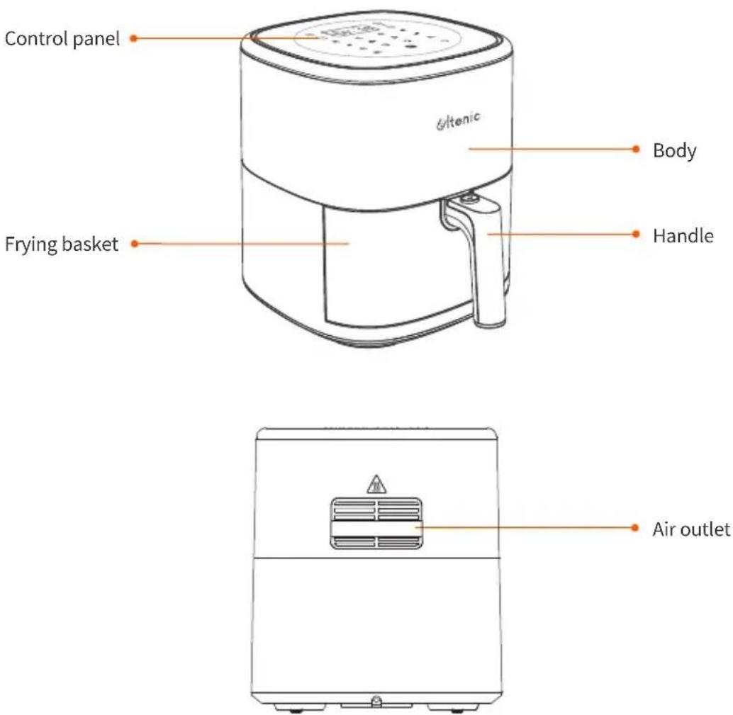 Ultenic K10 - Getting to Know Your Air Fryer - 1