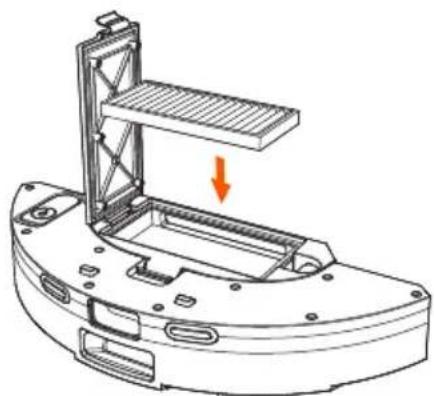 Ultenic D6S - Dust Box and HEPA Filter - 7