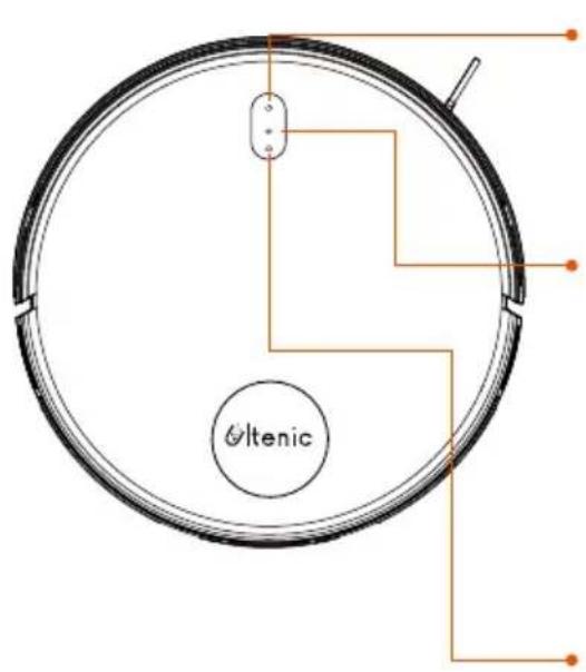 Ultenic D6S - Indicatori luminosi del robot - 1