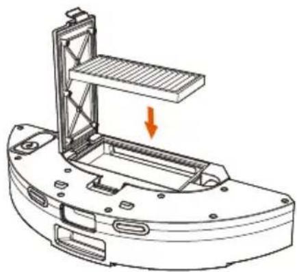 Ultenic D6S - Contenitore per la polvere e Filtro HEPA - 5