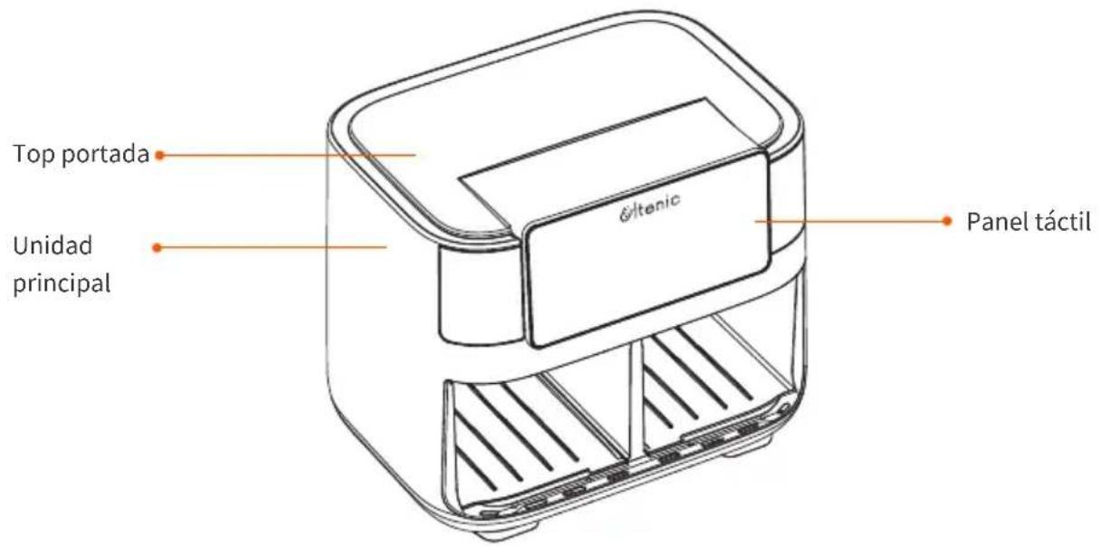 Ultenic K20 - CONOCIENDO SU FREIDORA DE AIRE ULTENIC DE 2 CESTAS - 1