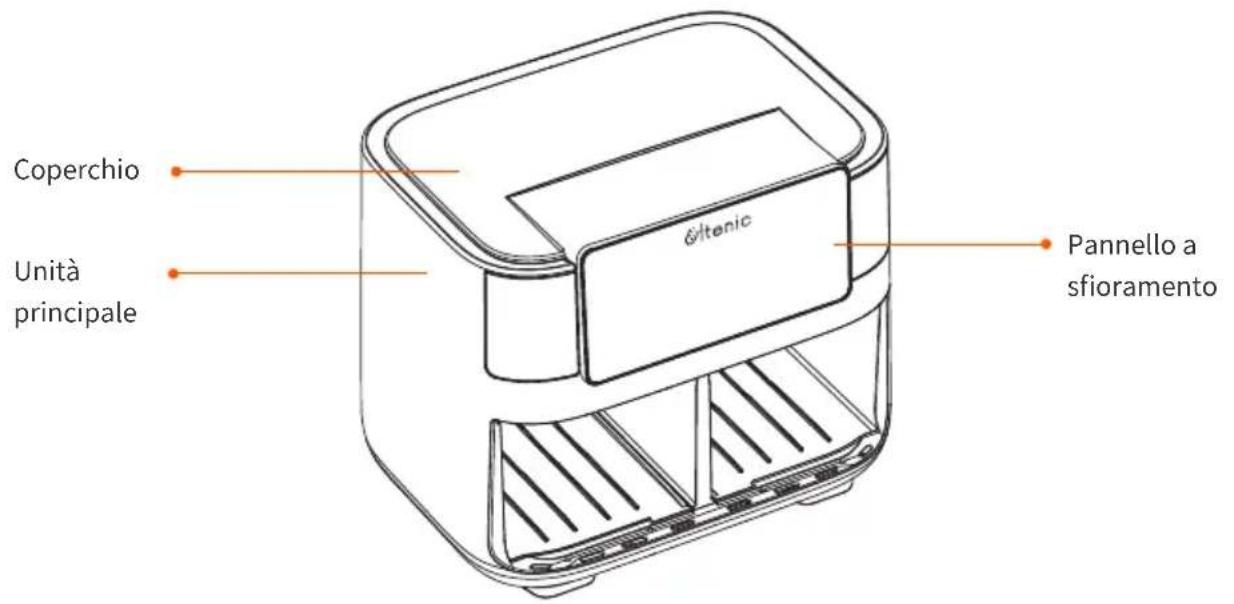 Ultenic K20 - CONOSCERE LA FRIGGITRICE AD ARIA ULTENIC A 2 CESTELLI - 1
