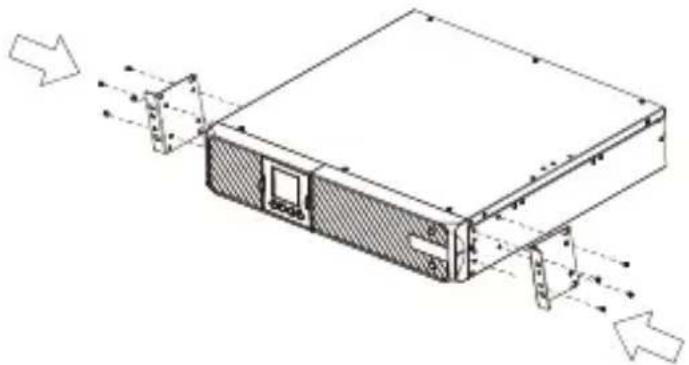 Equip ZEUS51E - Passo 1: Installazione delle staffe di montaggio a rack - 1