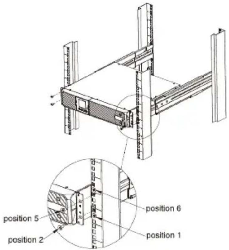 Equip ZEUS51E - Étape 3 : Installer l'UPS sur le rack (optionnelle) - 1
