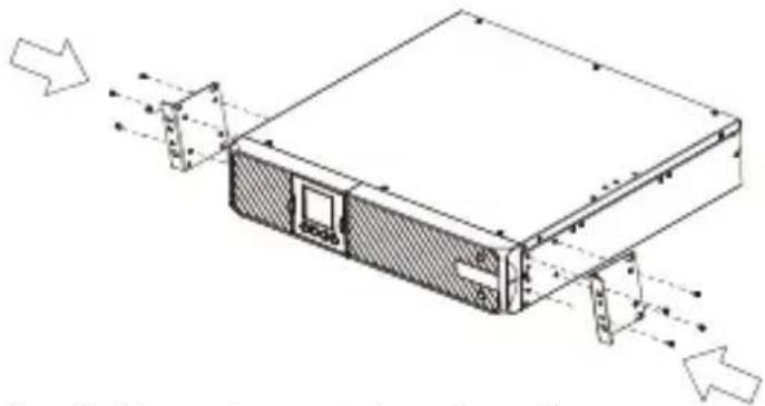 Equip ZEUS51E - Passo 1: Instalação dos suportes de montagem em rack - 1