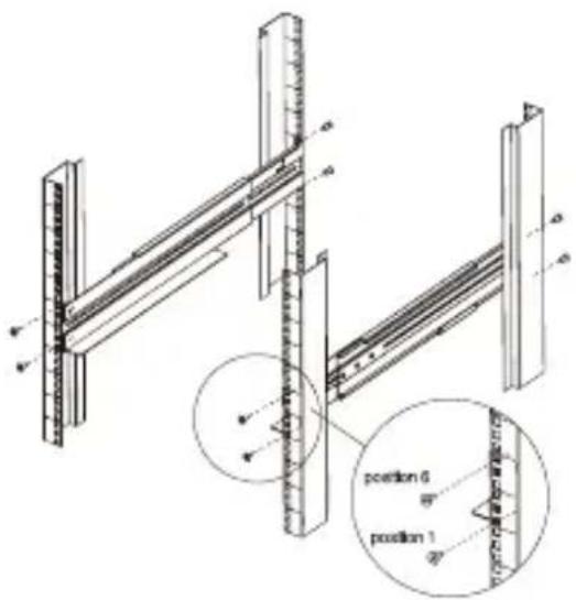Equip ZEUS51E - Step 2: Rackmount rails Installation(optional) - 2