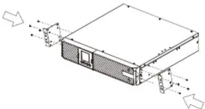 Equip ZEUS51E - Step 1: Rackmount ears installation - 1