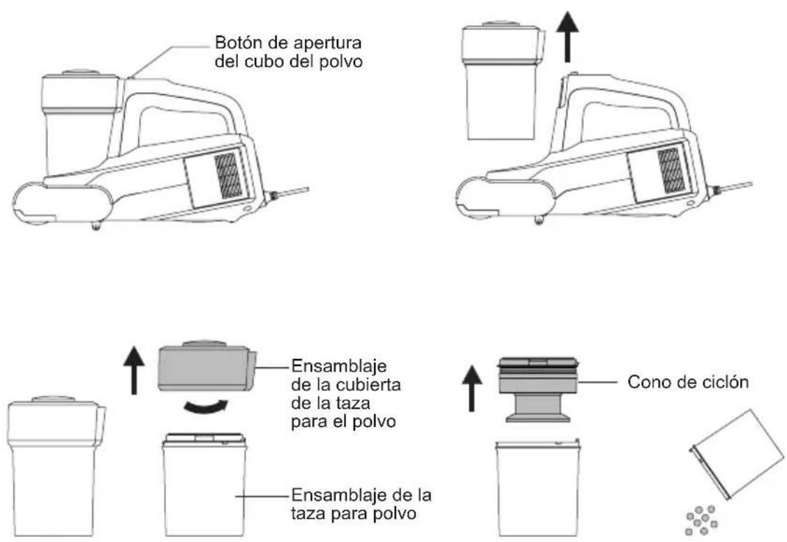 JIMMY WB81 - Limpieza del depósito de polvo - 1