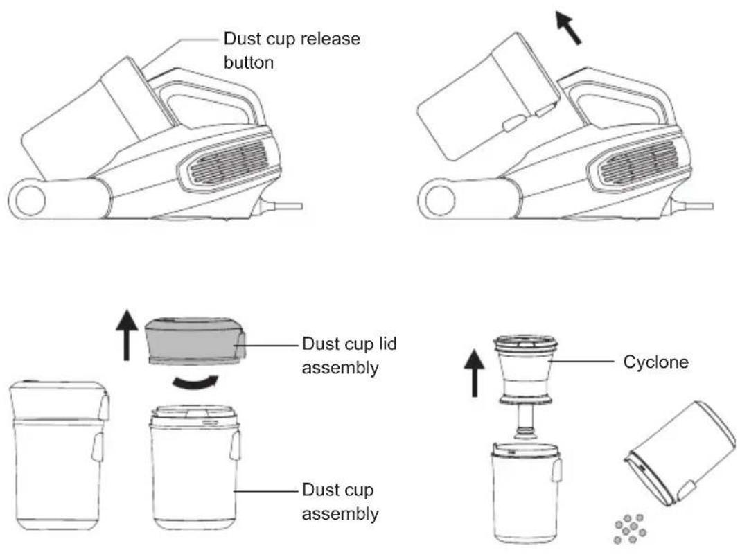 JIMMY BX8 - Dust cup cleaning - 1