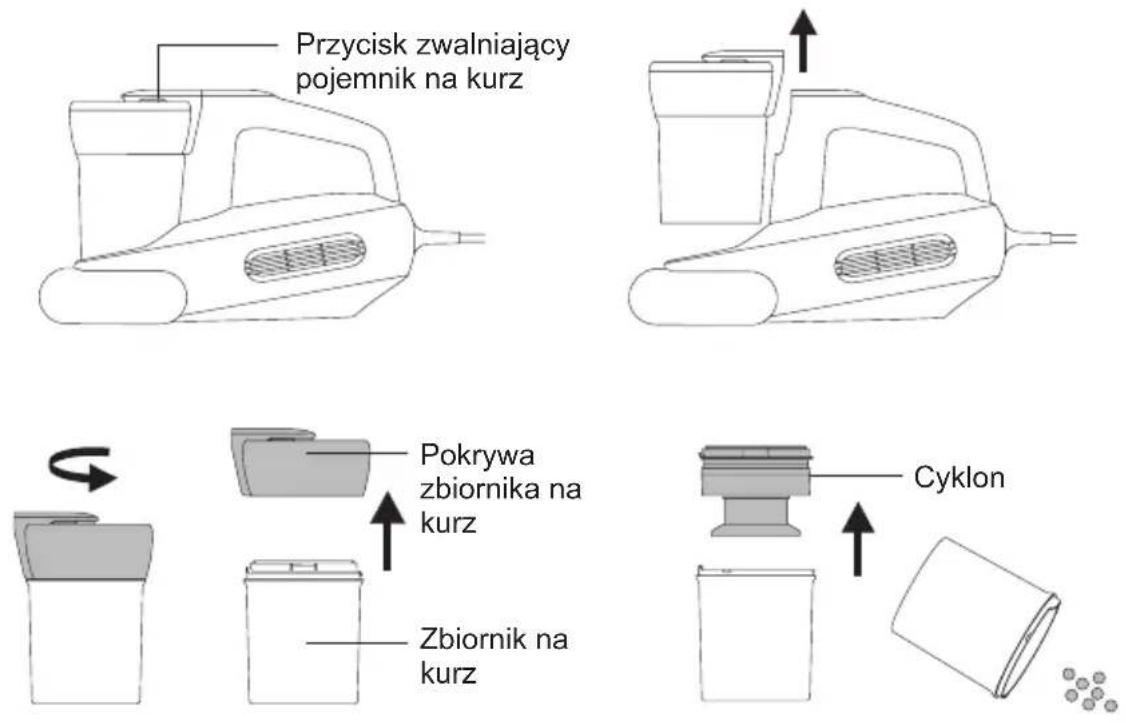 JIMMY WB63 - Czyszczenie pojemnika na kurz - 1