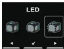 MAKITA MR014G - SELECIONAR A FUNÇÃO DE ILUMINAÇÃO - 3