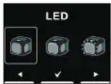 MAKITA MR014G - SÉLECTIONNER LA FONCTION D'ÉCLAIRAGE - 1