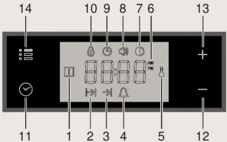 BORETTI Milano MLI95X - Horloge électronique "Touch-control" - 1