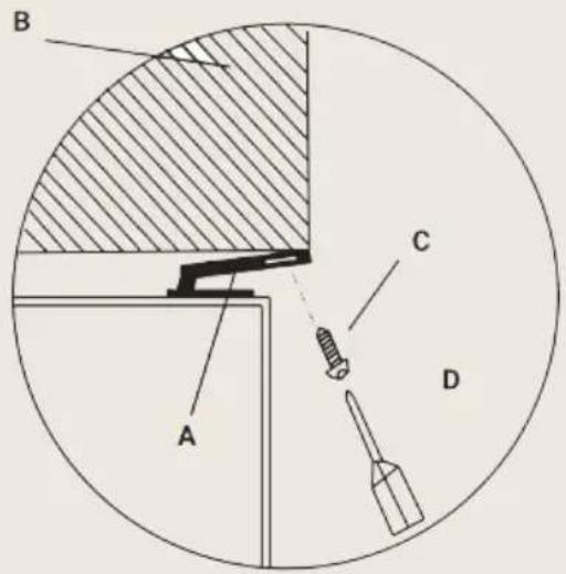 BORETTI Milano MLWC60 - Fixing the top bracket - 2