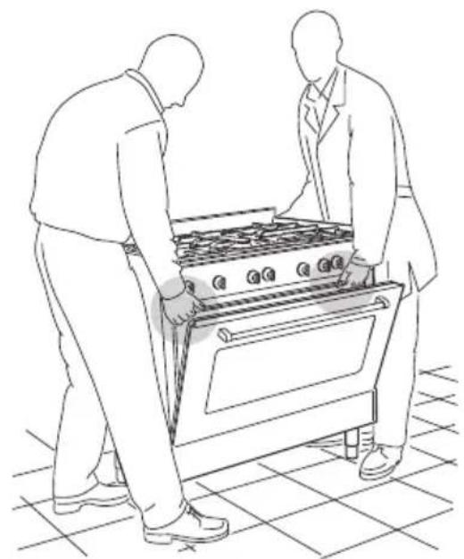 BORETTI Toscana CFBI9015 - Levelling the cooker - 2