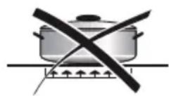 BORETTI Toscana CFBI9015 - If the surface is broken or damaged unplug the cooktop and contact the after-sales service. - 1