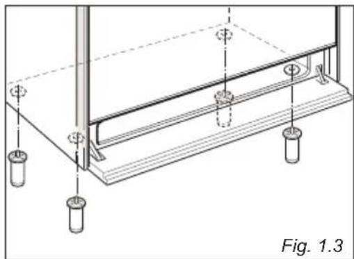 BORETTI Toscana CFBI9015 - Fitting the adjustable feet - 1