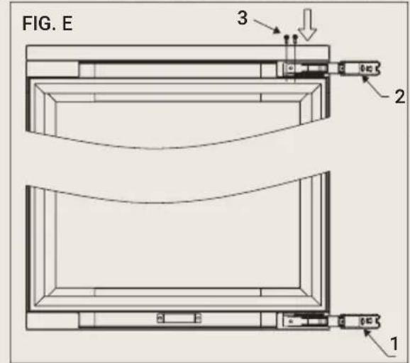 BORETTI Milano MLWC82GR - How to change the door opening MLWC82ZG (No handle) - 4