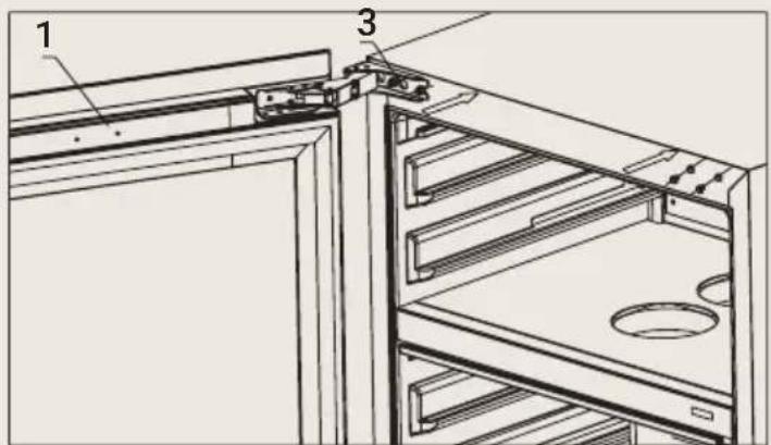 BORETTI Milano MLWC82GR - How to change the door opening MLWC82GR (with handle) - 3