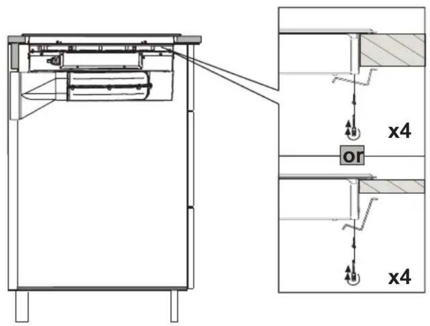 BORETTI Milano MLIH84 - GB:Types of installation and related kits: - 5