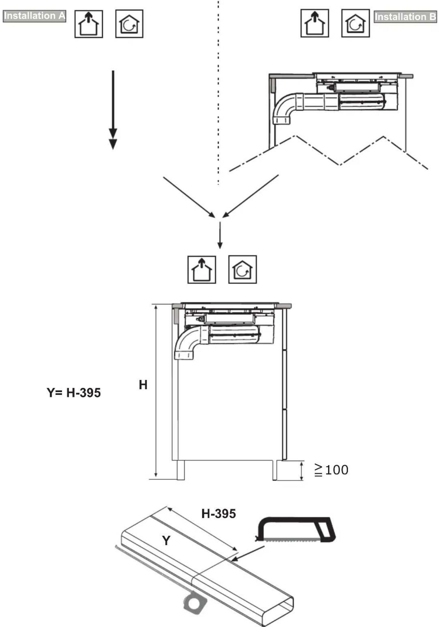 BORETTI Milano MLIH84 - GB:Types of installation and related kits: - 48