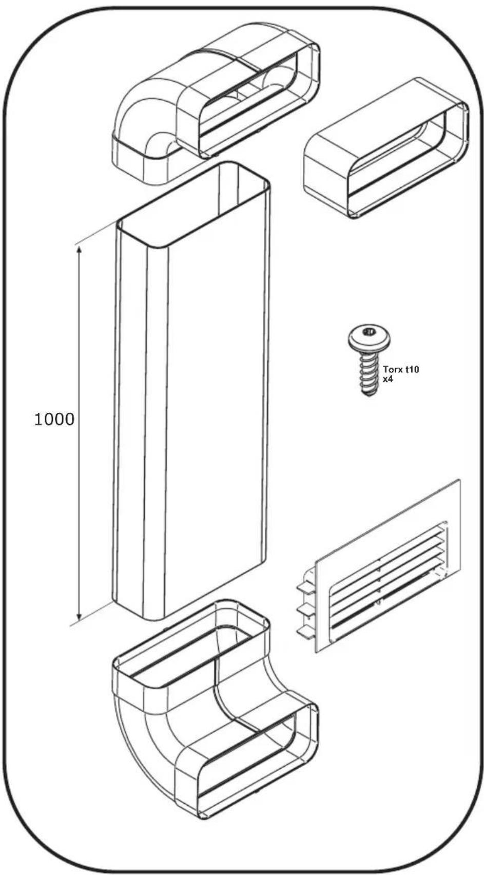 BORETTI Milano MLIH84 - GB:Types of installation and related kits: - 6