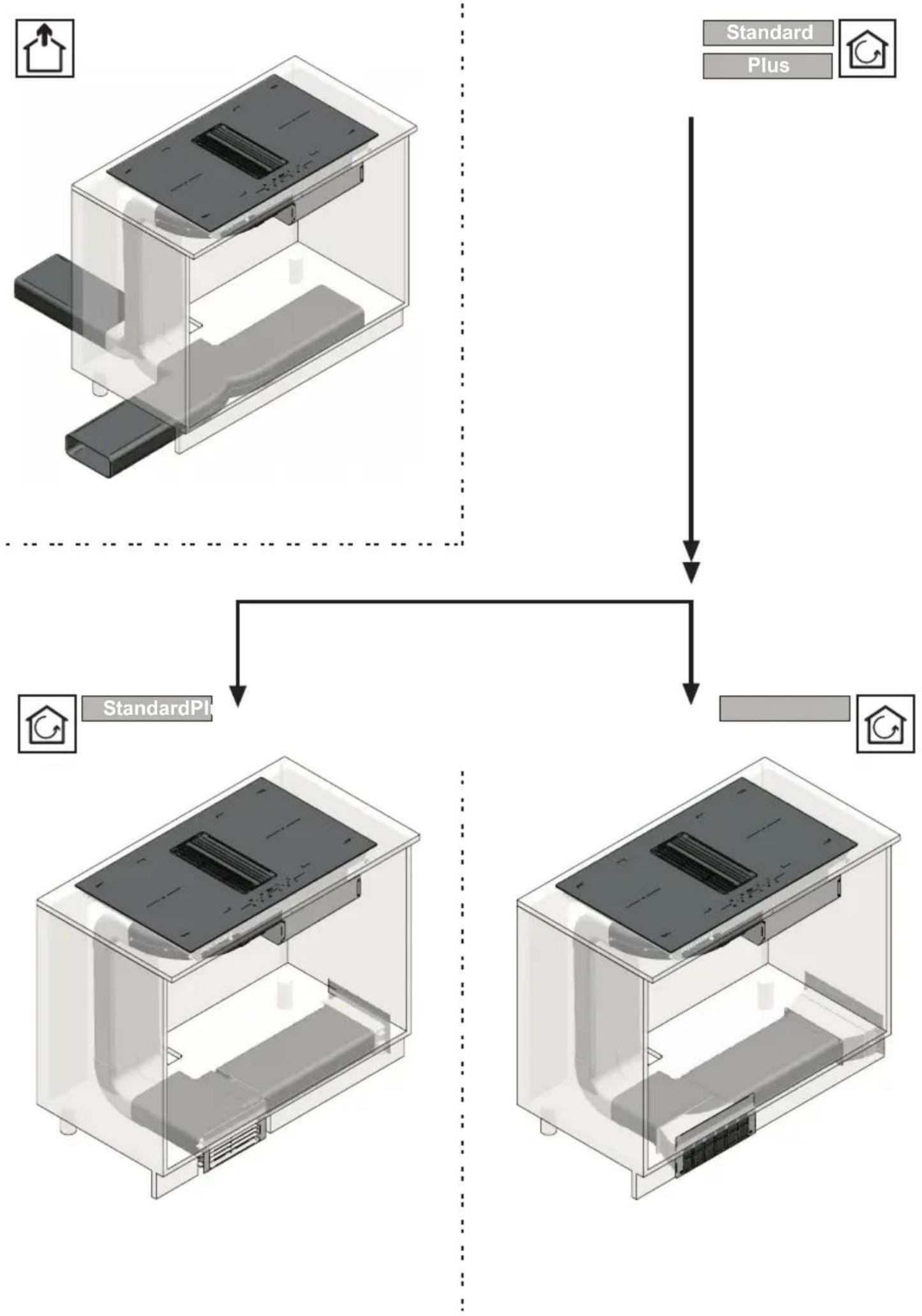 BORETTI Milano MLIH84 - GB:Types of installation and related kits: - 64