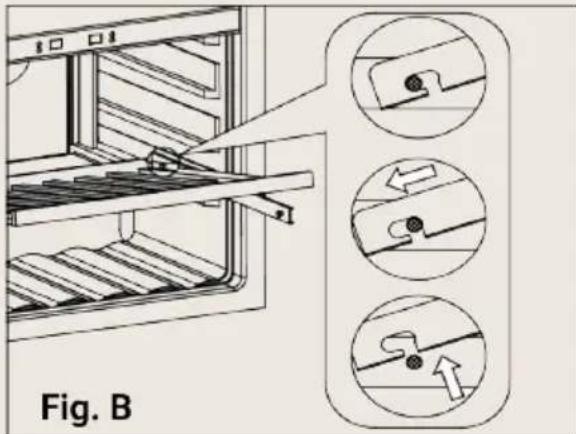BORETTI Milano MLWC82ZG - Removing the shelf - 2