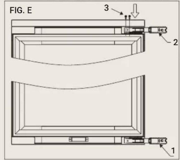 BORETTI Milano MLWC82ZG - How to change the door opening MLWC82ZG (No handle) - 4