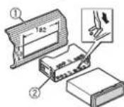 PIONEER DEH-S400DAB - DIN mount installation - 1