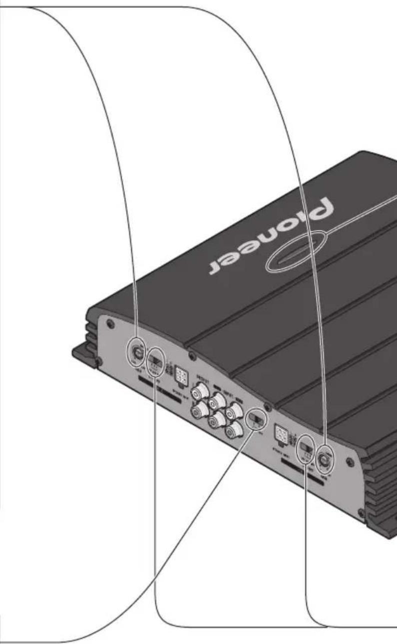 PIONEER GM-X354 - Selettore di ingresso - 1