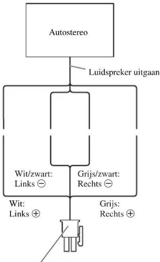 PIONEER GM-X354 - ■In geval van Luidsprekeringangs de verbinding gebruiken - 1