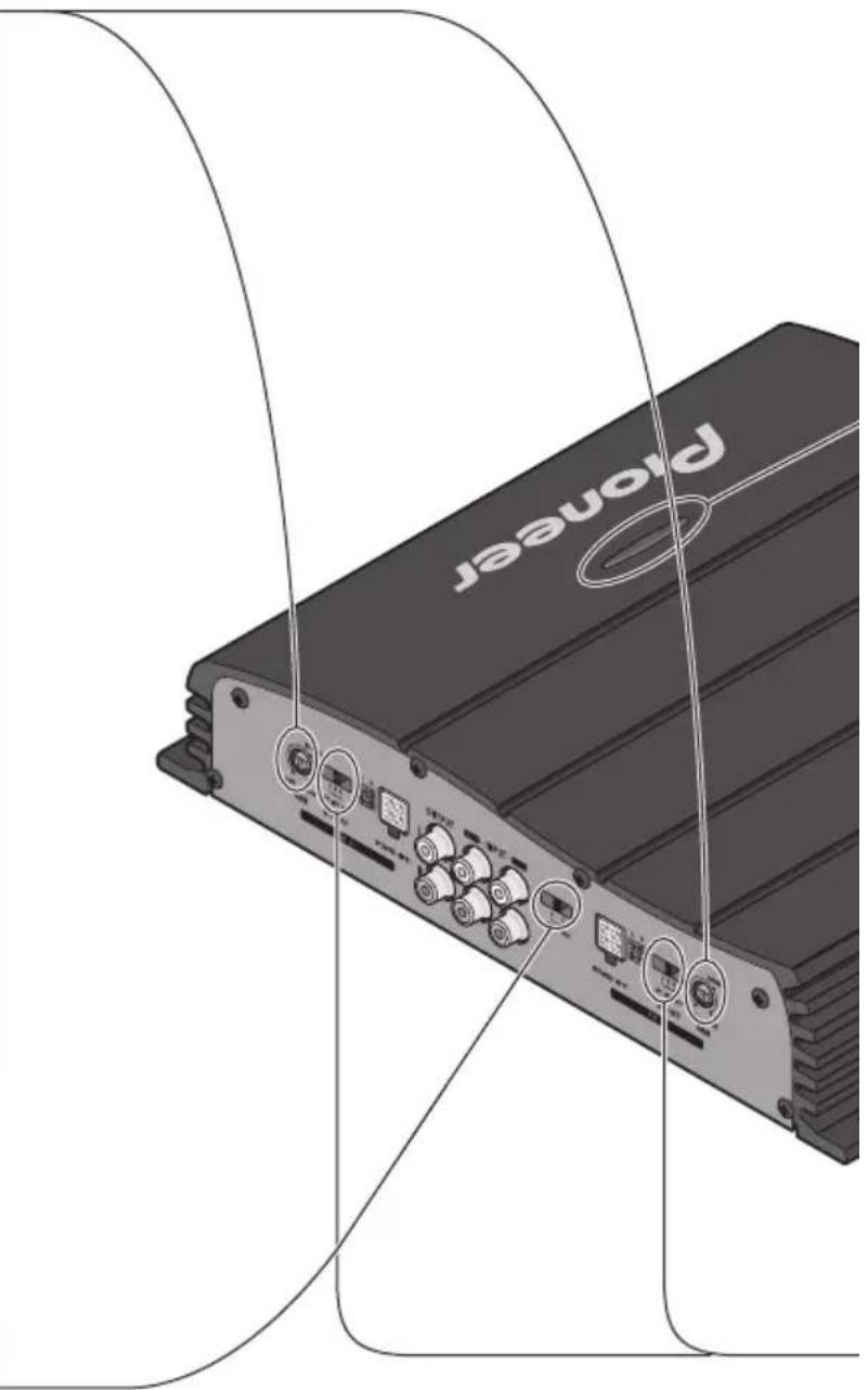 PIONEER GM-X354 - Interruptor de selección de entrada - 1