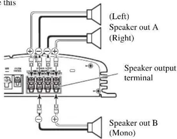 PIONEER GM-X354 - Three-channel mode - 2