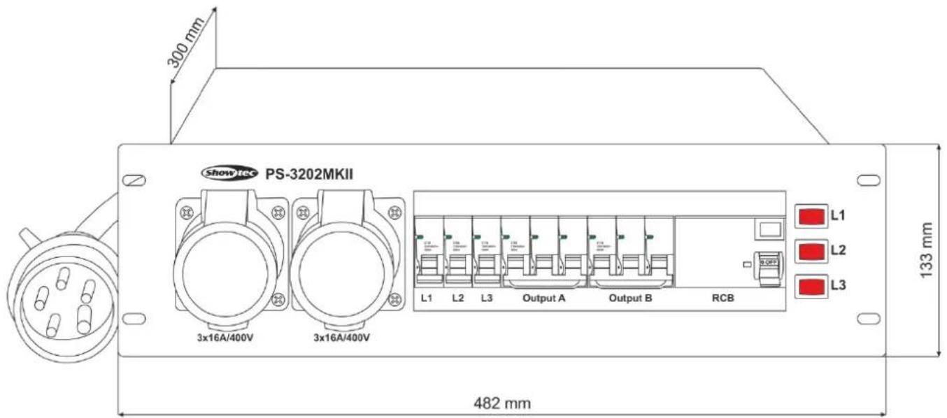 Showtec PS-3202 MKII - Dépannage - 2