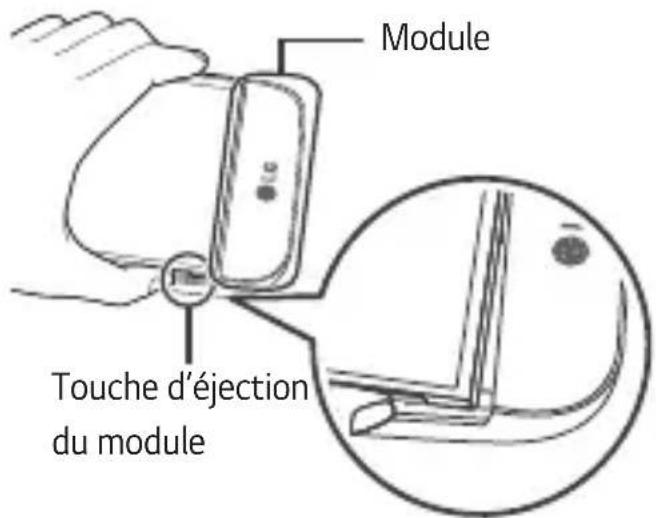 Module Touche d'éjection du module