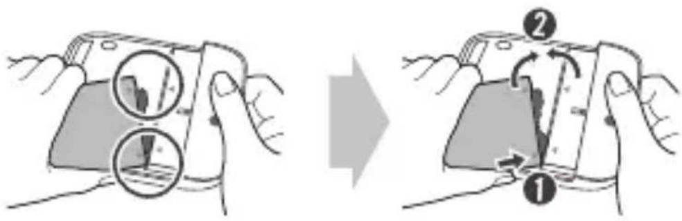 LG Cam Plus CBG-720 - Inserting the Battery - 1