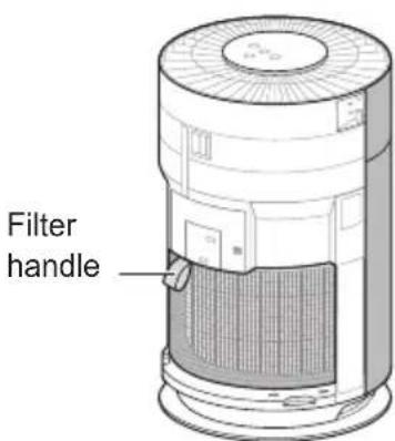 LG PuriCare AS601HWV0 - Removing the Protective Vinyl from the Filter - 3